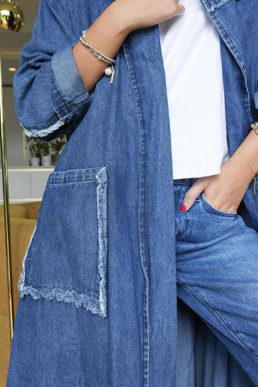 Scout Swing Trench Jacket Denim /10=